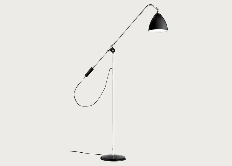 Bestlite BL4 Floor Lamp Chrome Base Black