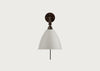 Bestlite BL7 Wall Light Black Brass Base White