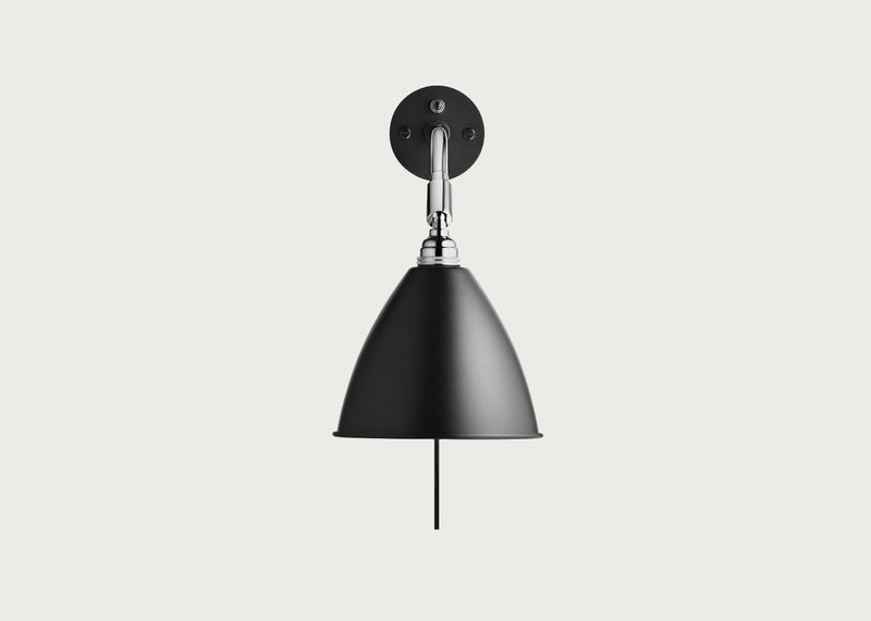 Bestlite BL7 Wall Light Chrome Base Black