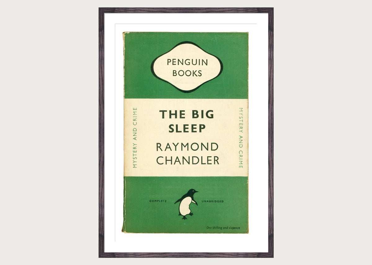 Big Sleep Book Cover Penguin Books Framed Print