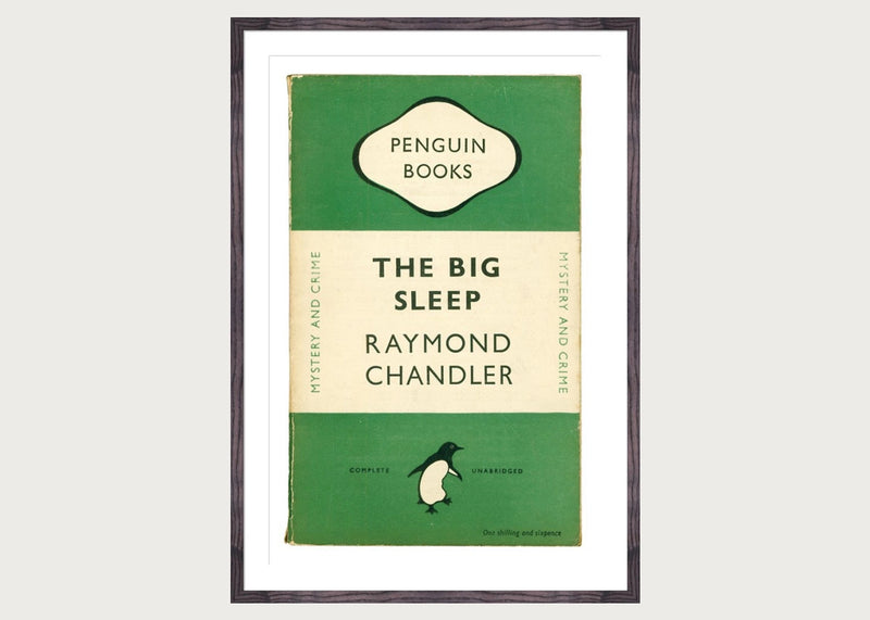 The Big Sleep Book Cover Penguin Books Framed Print