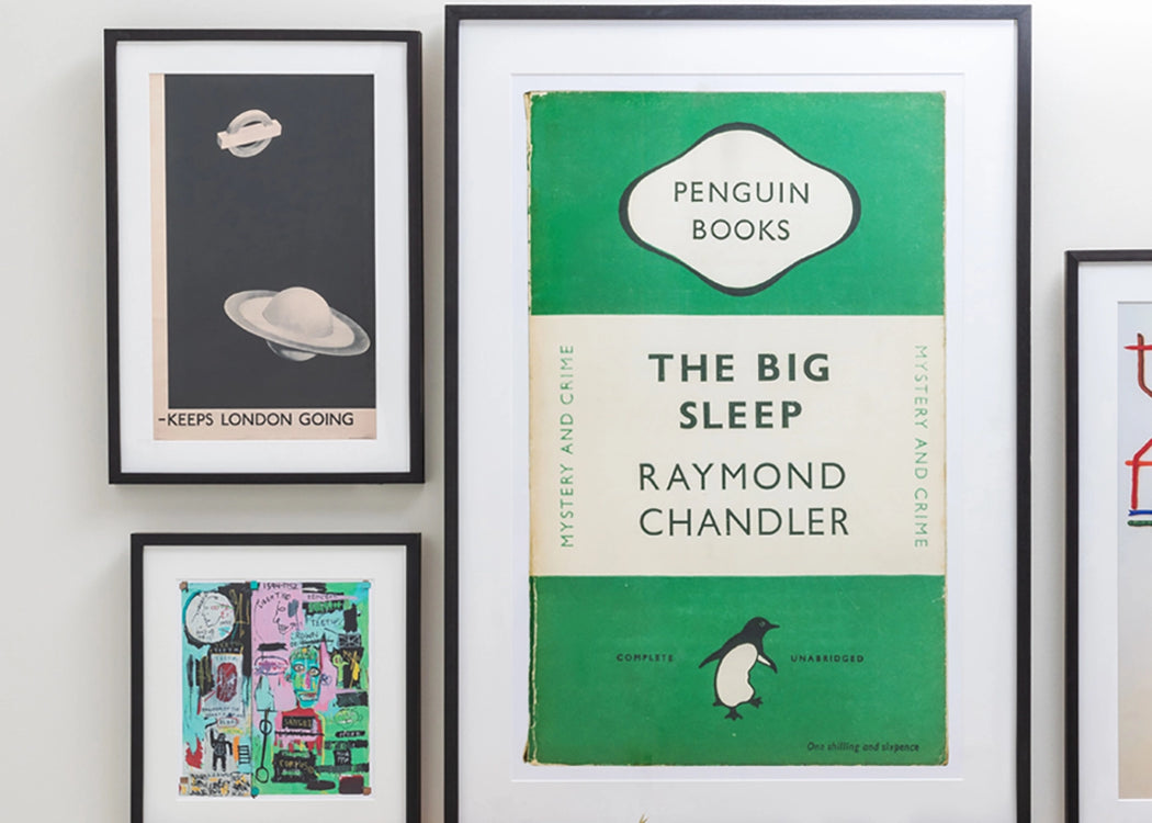 The Big Sleep Book Cover Penguin Books Framed Print