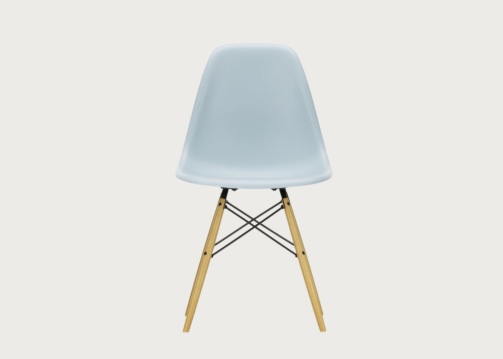 Eames DSW Chair RE Ice Grey / DSW Golden Maple