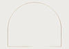 Fine Edge Mirror Over Mantle Gold / Large