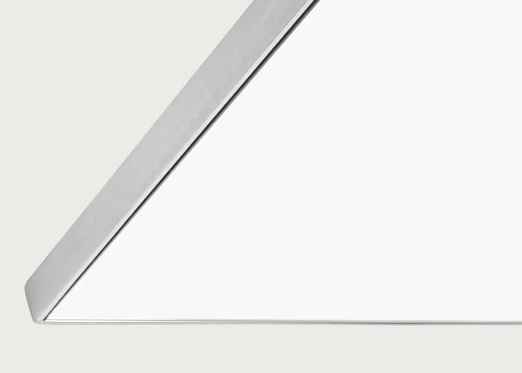 Fine Edge Mirror Rectangular Silver / 100cm / 75cm