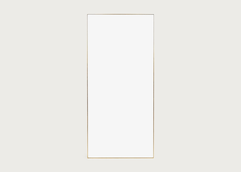 Fine Edge Mirror Rectangular Gold / 130cm / 60cm