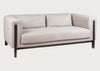 Massimo 3 Seater Sofa Tundra Texture Stone / Black Ash