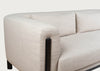 Massimo 3 Seater Sofa Tundra Texture Stone / Black Ash