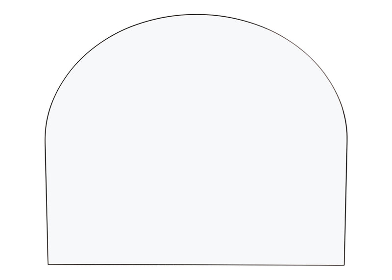 Fine Edge Mirror Over Mantle