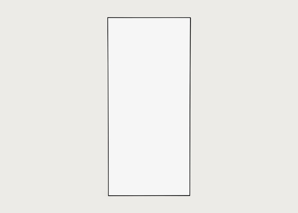 Fine Edge Mirror Rectangular Black / 130cm / 60cm