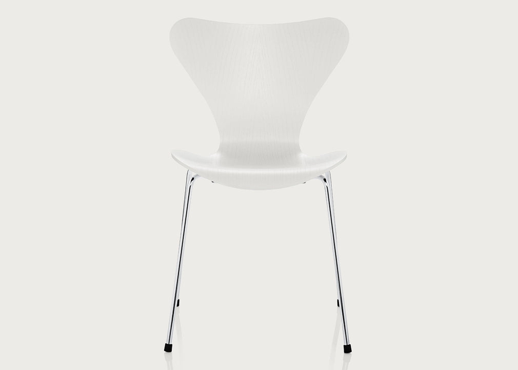 Series 7 Chair Coloured Ash White / Chrome