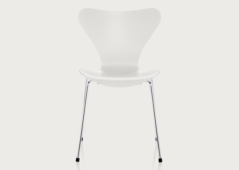 Series 7 Chair Coloured Ash White / Chrome