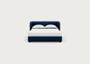 Group Bed Double / Capelo Linen-Cotton Inkspot
