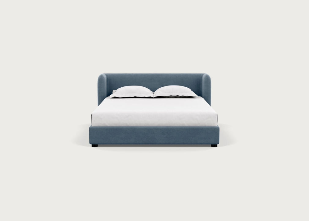 Group Bed King / Capelo Linen-Cotton Mineral