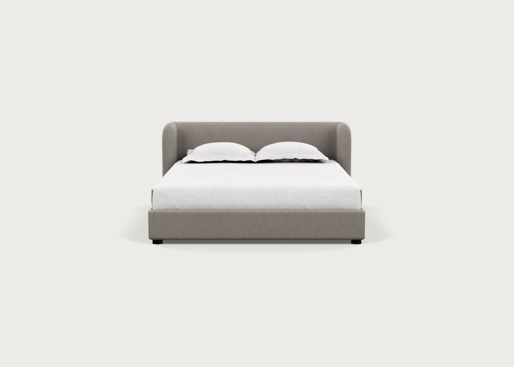 Group Bed King / Broad Weave Pebble