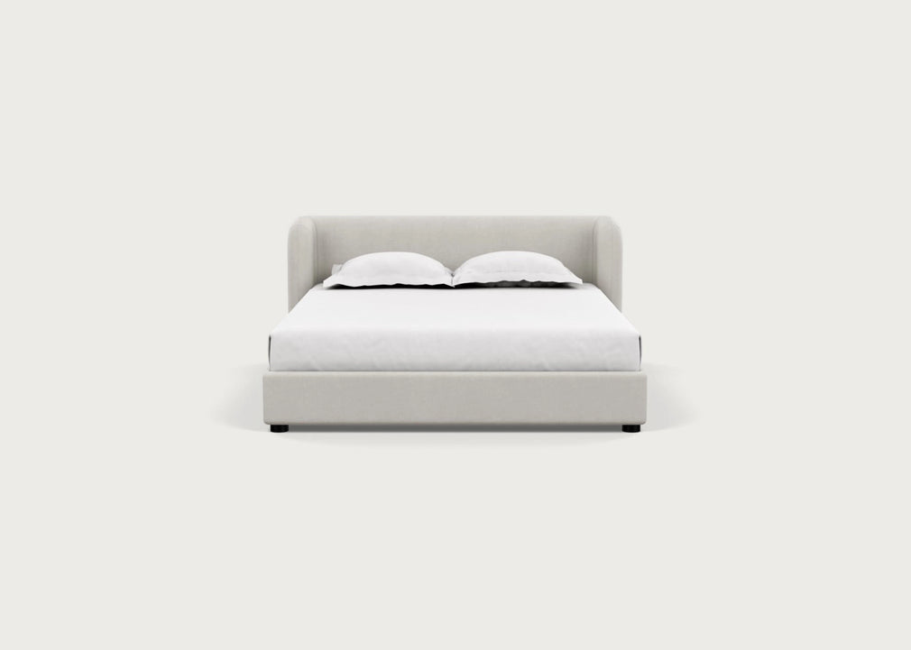 Group Bed King / Capelo Linen-Cotton Sea Salt