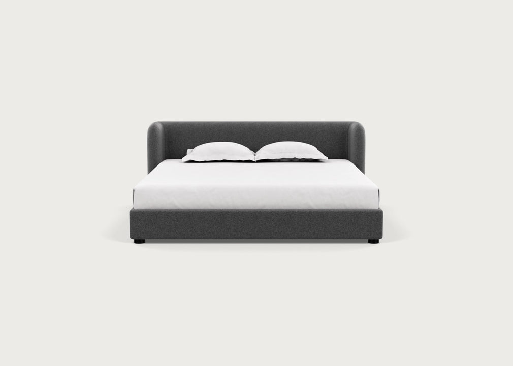Group Bed Super King / Melton Wool Granite