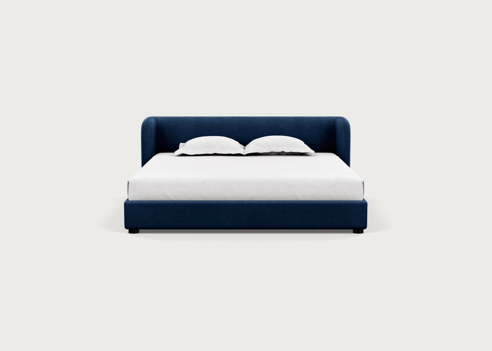 Group Bed Super King / Capelo Linen-Cotton Inkspot