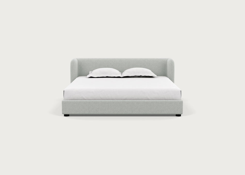 Group Bed Super King / Melton Wool Limestone