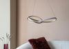 Ribbon LED Ceiling Light Gold
