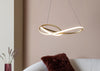 Ribbon LED Ceiling Light Gold