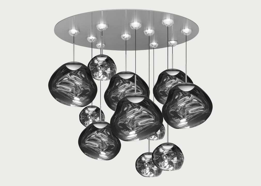 Melt Mega Pendant System LED Chrome
