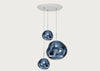 Melt Pendant System Trio Round LED Smoke