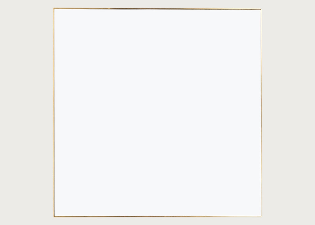 Fine Edge Mirror Rectangular Gold / 50cm / 50cm