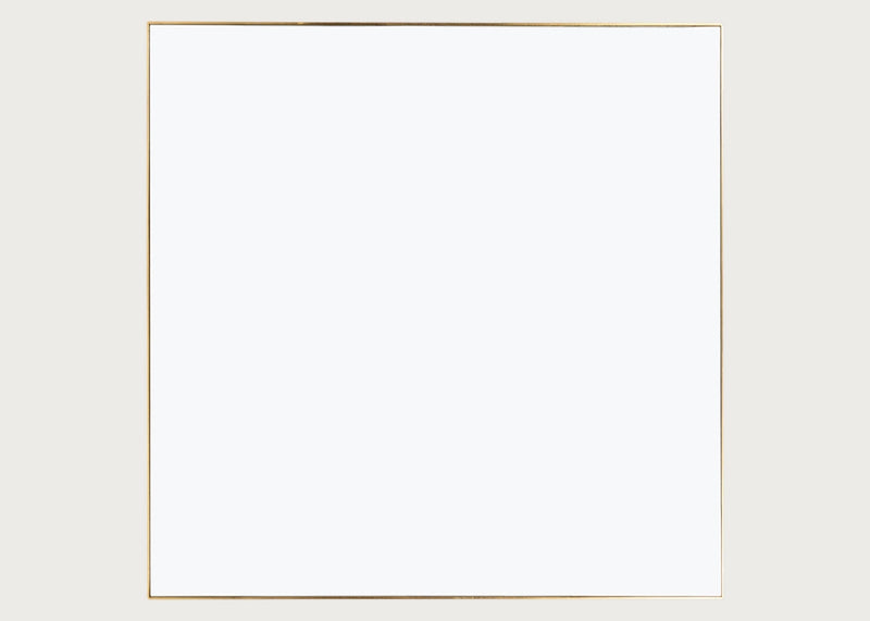 Fine Edge Mirror Rectangular Gold / 50cm / 50cm