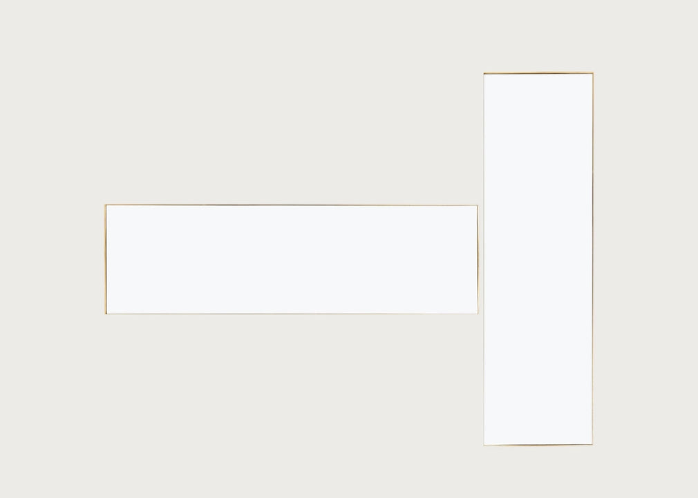 Fine Edge Mirror Rectangular Gold / 170cm / 50cm