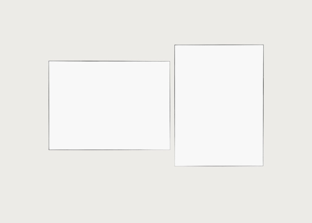 Fine Edge Mirror Rectangular Silver / 150cm / 110cm