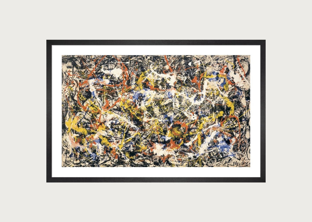 Convergence by Jackson Pollock Framed Print