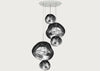 Melt LED Large Round Pendant System Chrome