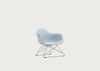Eames Plastic Armchair RE LAR Ice Grey / LAR Chrome