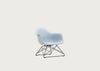 Eames Plastic Armchair RE LAR Ice Grey / LAR Basic Dark Powder