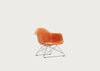 Eames Plastic Armchair RE LAR Rusty Orange / LAR Chrome