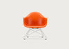 Eames Plastic Armchair RE LAR Rusty Orange / LAR White Powder