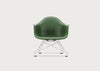 Eames Plastic Armchair RE LAR Forest Green / LAR White Powder