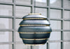 A331 Beehive Pendant Light Black & Brass