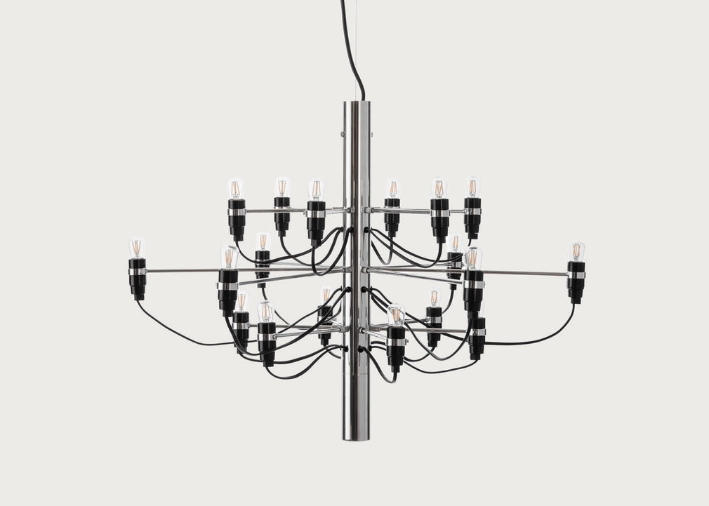2097 Chandelier Pendant Light 2097/18 / Chrome / Clear