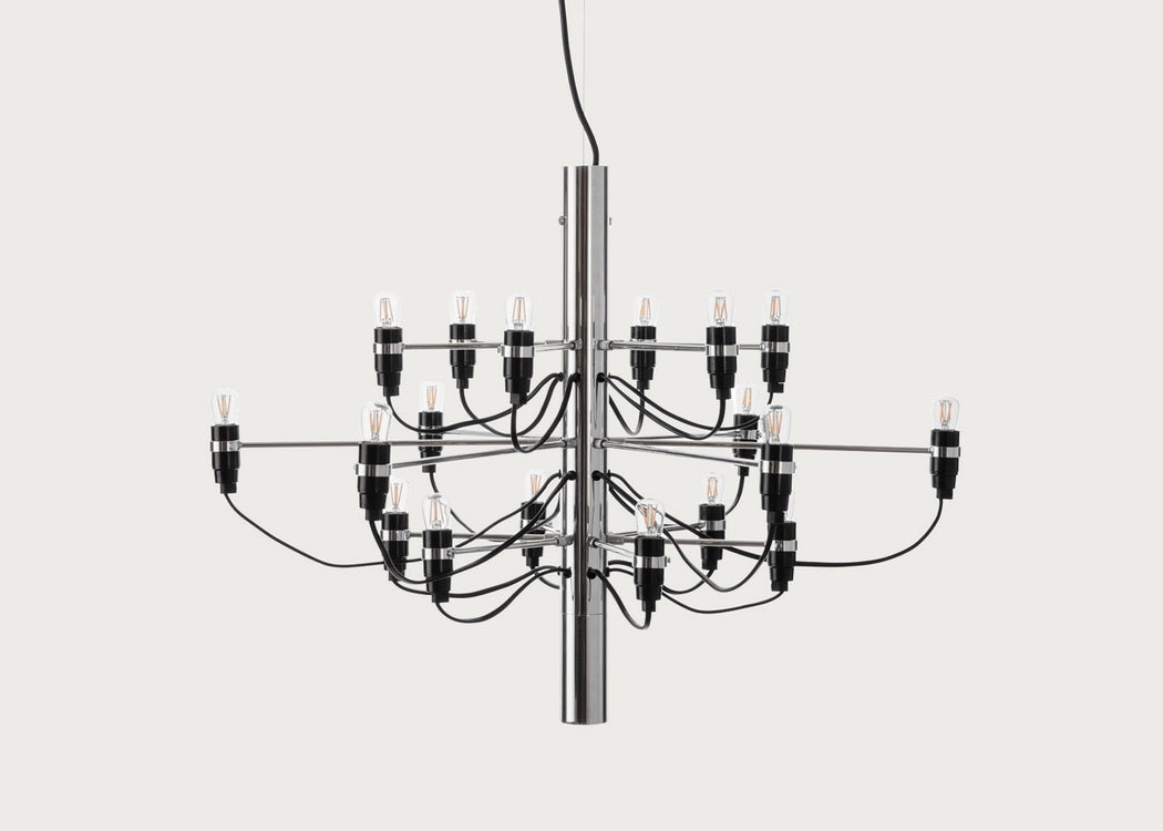2097 Chandelier Pendant Light 2097/18 / Chrome / Clear