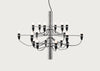 2097 Chandelier Pendant Light 2097/18 / Chrome / Frosted