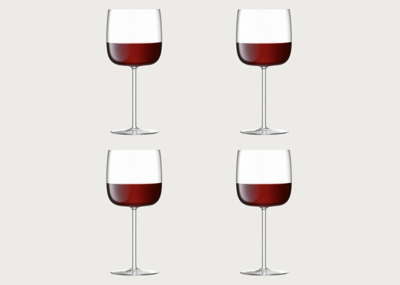 Borough Red Wine Glass Set of 4