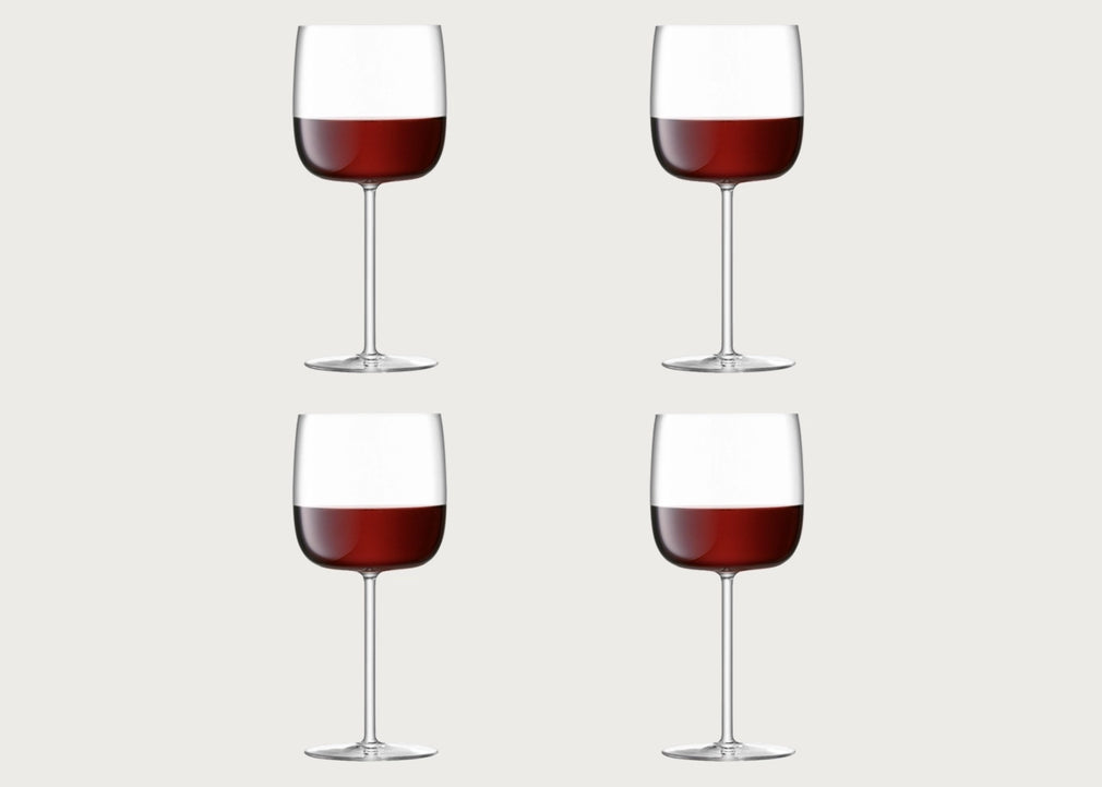 Borough Red Wine Glass Set of 4