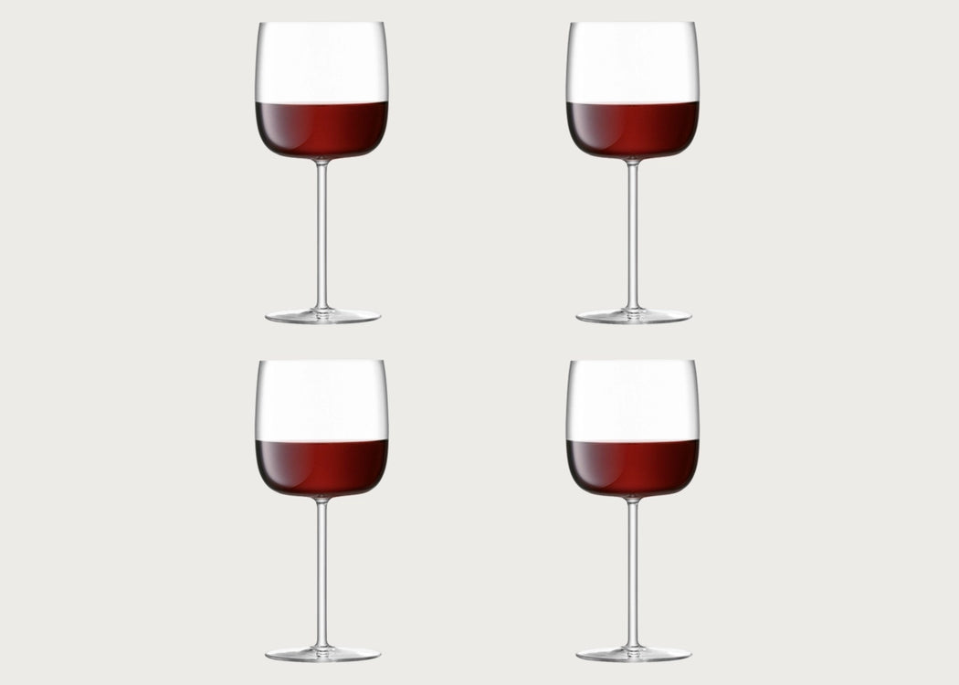 Borough Red Wine Glass Set of 4