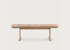 Refectory Extending Dining Table White Oiled Oak