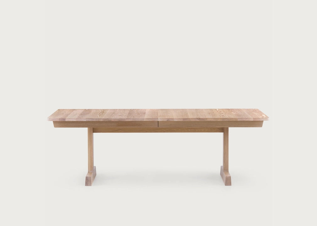 Refectory Extending Dining Table White Oiled Oak