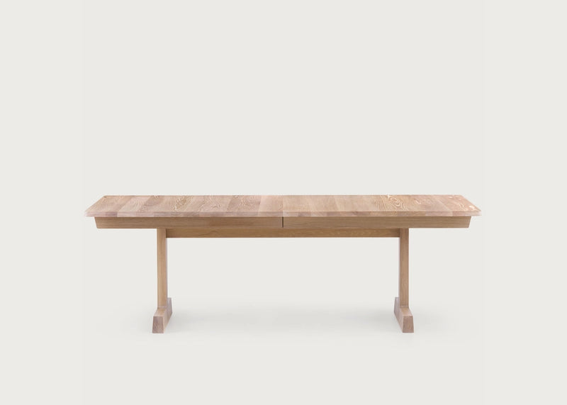 Refectory Extending Dining Table White Oiled Oak