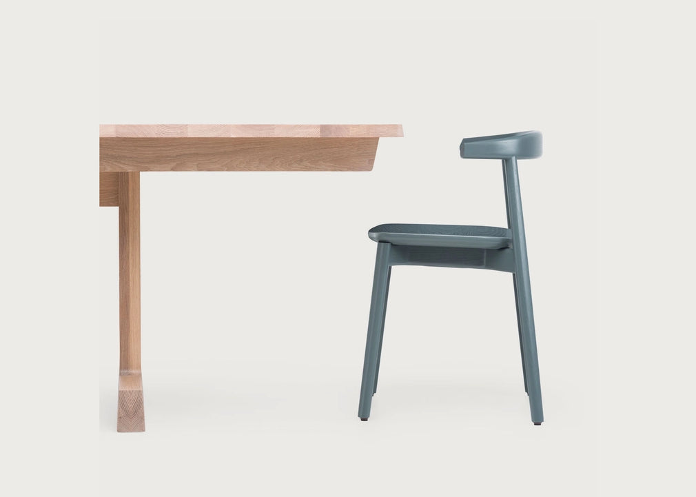 Refectory Extending Dining Table White Oiled Oak