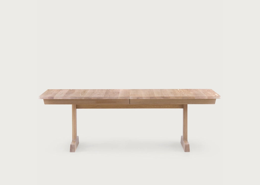 Refectory Extending Dining Table White Oiled Oak